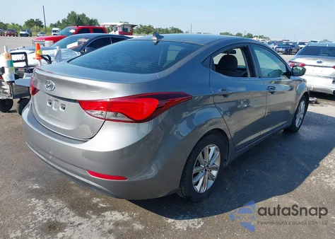 2014 Hyundai Elantra Se z USA, uszkodzony, nr VIN 5NPDH4AE6EH488067